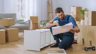 Handyman Assembling Furniture